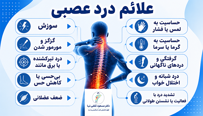 علائم درد عصبی